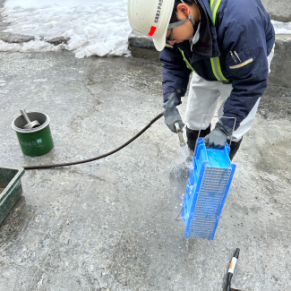 工場帰社後試験道具清掃作業の様子②