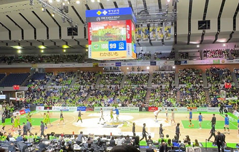 レバンガ北海道観戦の様子